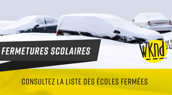 Jour de tempête : consultez les écoles fermées