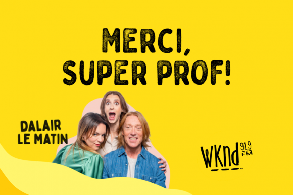 Merci, super prof!
