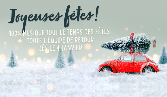 Horaire des Fêtes 2023-2024 à WKND 91,9