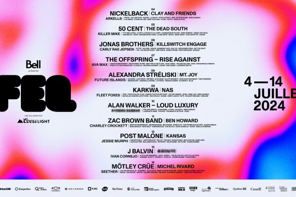 Zac Brown Band, 50 cent, Nickelback, Post Malone et Jonas Brothers au FEQ 2024
