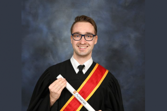 Un animateur radio bachelier en actuariat!