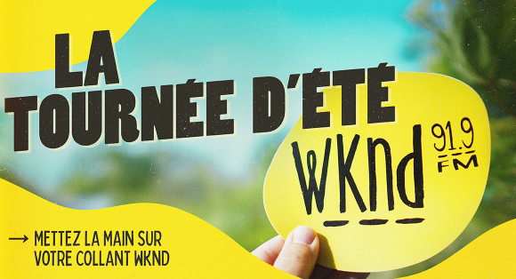 Nos prochains arrêts pour la distribution des collants WKND