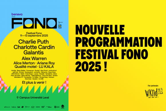 FONO dévoile sa nouvelle programmation