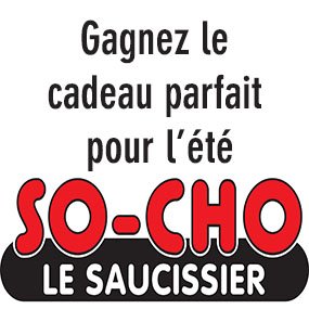 Gagnez un certificat-cadeau de 50$ chez So-Cho