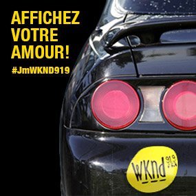 Affichez votre amour de WKND 91,9!