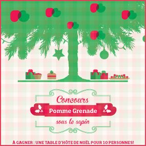 Pomme Grenade sous le sapin!