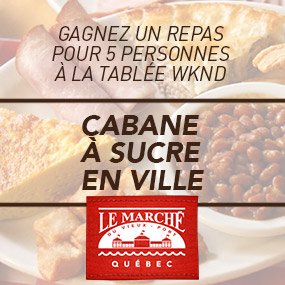 Gagnez un repas pour 5 personnes à la tablée WKND