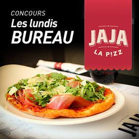 Les lundis bureau Jaja La Pizz