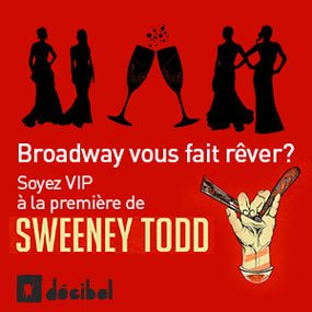 Soirée "Glamour" digne de Broadway pour la première de Sweeney Todd
