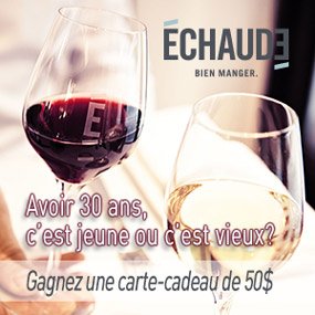 Gagnez une carte-cadeau de 50$ pour aller découvrir le restaurant l’Échaudé