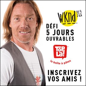 Défi 5 jours ouvrables WKND