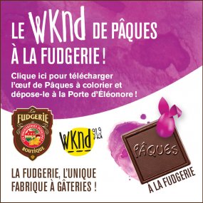 Gagnez un gigantesque chocolat de Pâques grâce à la Fudgerie