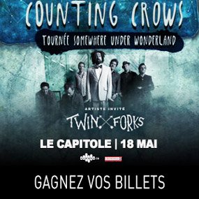 Gagnez vos billets pour Counting Crows au Capitole de Québec