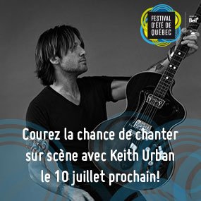Sur scène avec Keith Urban