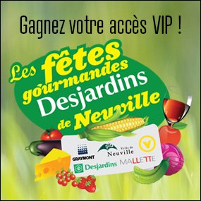 Gagnez vos accès pour les fêtes gourmandes de Neuville