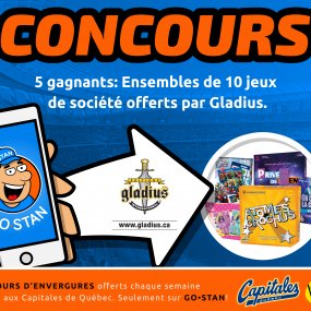 Téléchargez l’application GO•STAN et gagnez gros!