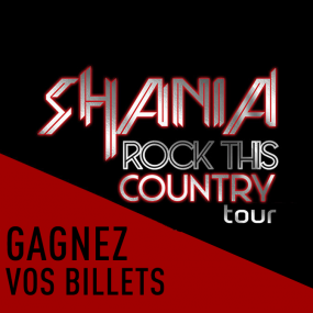 Gagnez vos billets pour Shania Twain au Centre Vidéotron