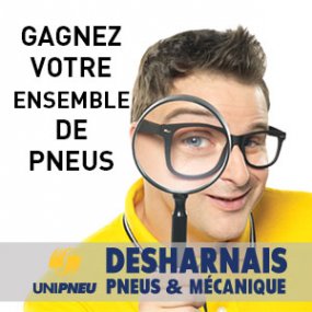 Gagnez votre ensemble de pneus Desharnais