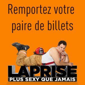 Gagnez votre paire de billets pour Philippe Laprise