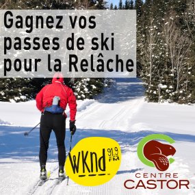 Gagnez vos passes de ski de fond pour la Relâche
