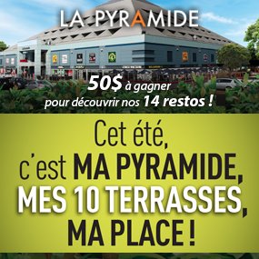 L'ouverture des terrasses de la Pyramide donne le coup d'envoi à l'été!