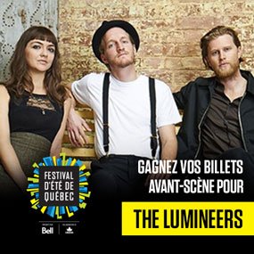 Gagnez vos passes AVANT-SCÈNE pour THE LUMINEERS