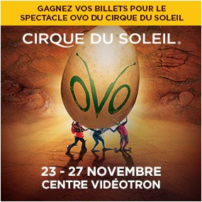 Gagnez une paire de billets pour OVO