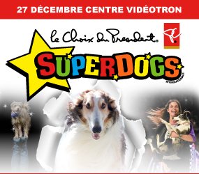Gagnez vos billets pour Superdogs-Le Choix du Président