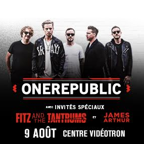 Gagnez votre billets pour One Republic