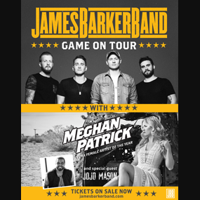 Gagnez vos billets pour le James Barker Band