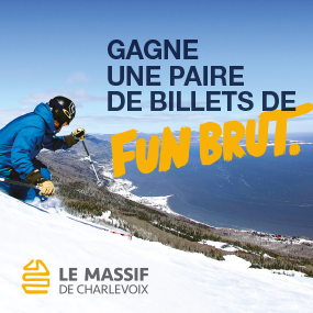 Gagnez vos billets de saison de ski au Massif de Charlevoix!