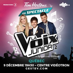 La Voix Junior 2 en spectacle!