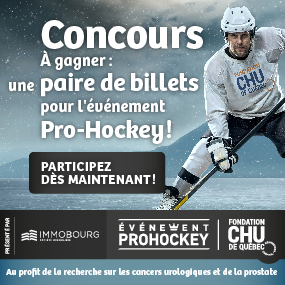 Gagnez une paire de billets pour l'événement Pro-Hockey!