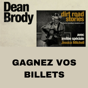 Remportez vos billets pour Dean Brody!