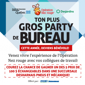 Devenir bénévole pour l'Opération Nez rouge, c'est payant!