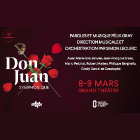 Gagnez vos billets pour Don Juan symphonique!