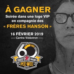 Gagnez une soirée VIP au Pee-Wee avec les Frères Hanson!