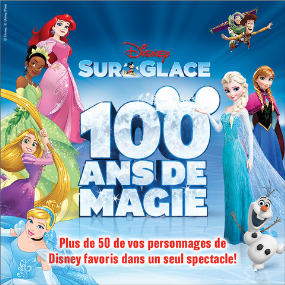Gagnez votre laissez-passer quadruple pour assister au spectacle Disney sur glace célèbre 100 ans de magie!