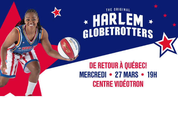 Gagnez un forfait familial pour le match des Harlem Globetrotters