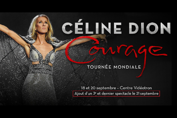 Gagnez vos billets pour le spectacle de Céline Dion !