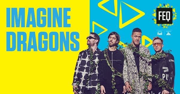 Gagnez votre paire de laissez-passer avant-scène Or pour Imagine Dragons!