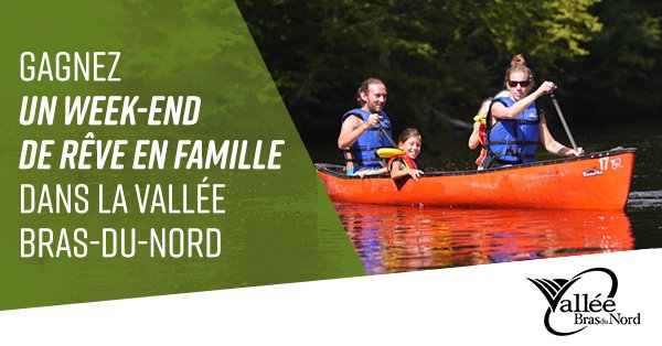 Gagnez un week-end familial en yourte dans la Vallée Bras-du-Nord!