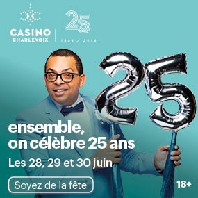 WKND célèbre les 25 ans du Casino de Charlevoix!