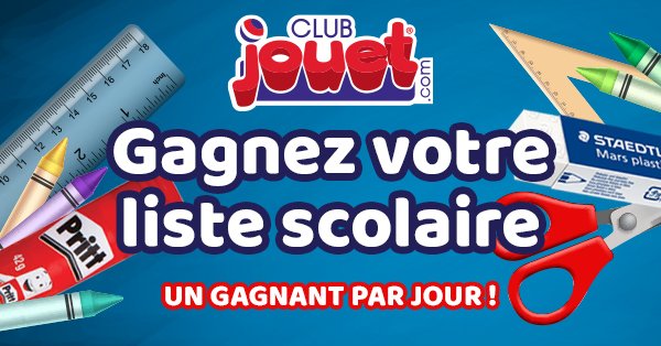Le retour à l'école Club Jouet!