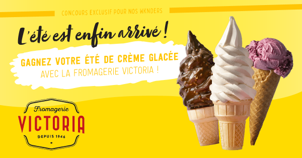 WKNDers officiels: Gagnez votre été de crème glacée