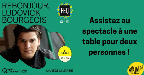 Rebonjour Ludovick Bourgeois !
