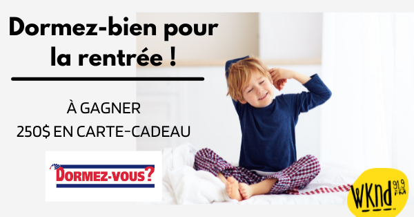 Dormez-bien pour la rentrée