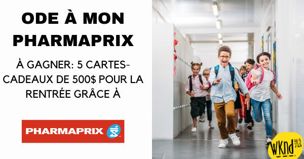 Gagnez une carte-cadeau de 500$ chez Pharmaprix !