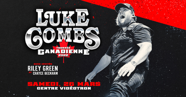 Luke Combs au Centre Videotron !
