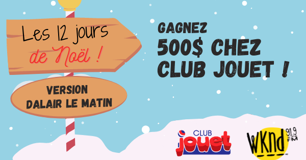 Les 12 jours de Noël version Dalair le matin